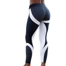 Load image into Gallery viewer, Hayoha Mesh Pattern Print Leggings fitness