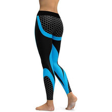 Load image into Gallery viewer, Hayoha Mesh Pattern Print Leggings fitness