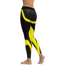 Load image into Gallery viewer, Hayoha Mesh Pattern Print Leggings fitness