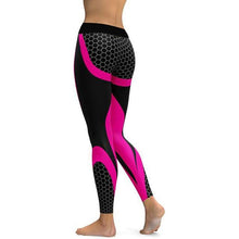 Load image into Gallery viewer, Hayoha Mesh Pattern Print Leggings fitness