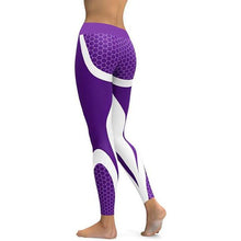 Load image into Gallery viewer, Hayoha Mesh Pattern Print Leggings fitness