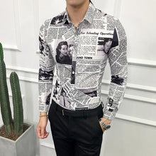 Load image into Gallery viewer, Fashion Casual Men&#39;s Long-sleeved Shirt