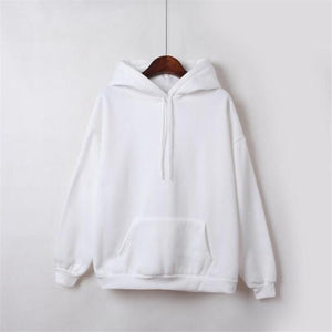 New Social Hoodies For Girls Solid Color