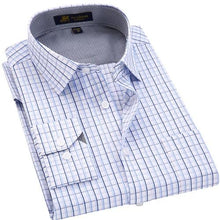 Load image into Gallery viewer, Men&#39;s Classic Plaid Checkered Dress Shirt Single