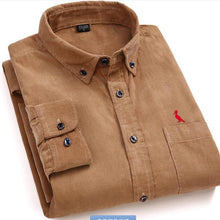 Load image into Gallery viewer, New Arrivaly High Quality Corduroy Mens Shirts Long Sleeve