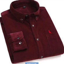 Load image into Gallery viewer, New Arrivaly High Quality Corduroy Mens Shirts Long Sleeve