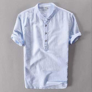 New Summer Brand Shirt Men Short Sleeve