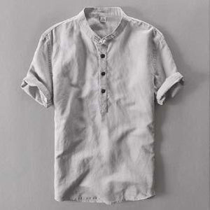 New Summer Brand Shirt Men Short Sleeve