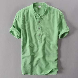 New Summer Brand Shirt Men Short Sleeve