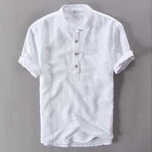 New Summer Brand Shirt Men Short Sleeve