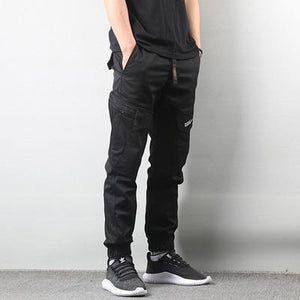 Japanese Style Fashion Jeans Men Elastic