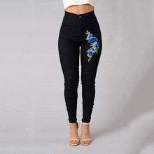 Load image into Gallery viewer, Solid Wash Skinny Jeans Woman High Waist