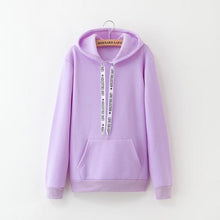 Load image into Gallery viewer, New Social Hoodies For Girls Solid Color