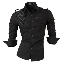 Load image into Gallery viewer, New Fashion Casual slim fit long-sleeved men&#39;s dress shirts