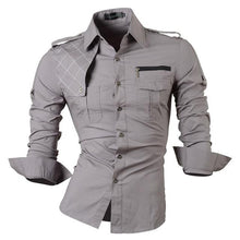 Load image into Gallery viewer, New Fashion Casual slim fit long-sleeved men&#39;s dress shirts