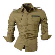 Load image into Gallery viewer, New Fashion Casual slim fit long-sleeved men&#39;s dress shirts