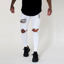 Load image into Gallery viewer, NEW Men Stretchy Ripped Skinny Biker Jeans