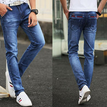 Load image into Gallery viewer, Jeans men&#39;s new slim jeans