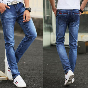 Jeans men's new slim jeans