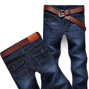 Mens Jeans Classic Straight Denim Jeans