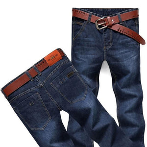 Mens Jeans Classic Straight Denim Jeans