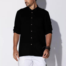 Load image into Gallery viewer, Cotton Linen Shirt Men Spring Autumn Features